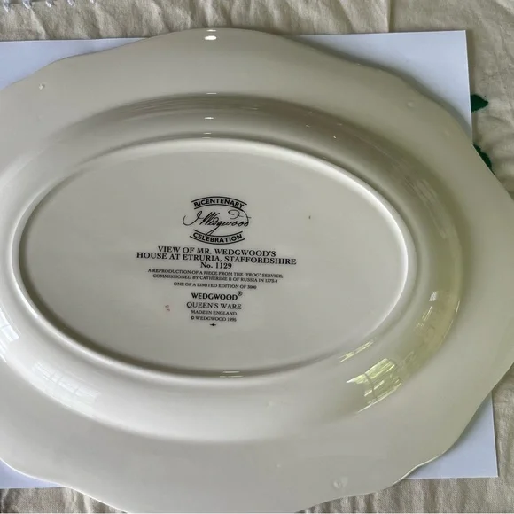 Wedgwood Limited Edition ‘View of Mr. Wedgwood’s House at Etruria, Staffordshire - Picture 5 of 8